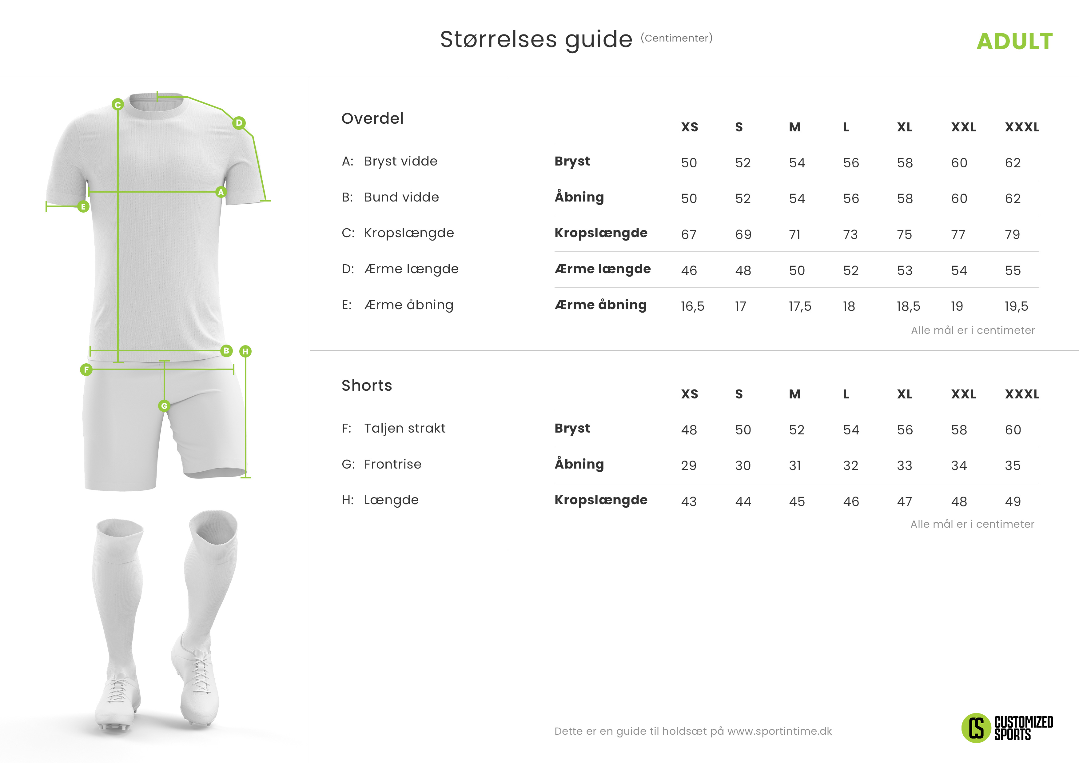 stoerrelsesguide voksne